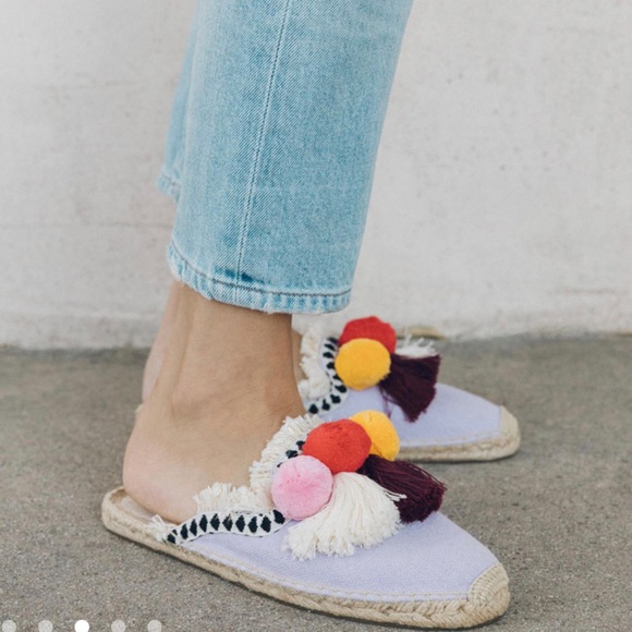 Soludos Coco Pompom Mule - Picture 4 of 5